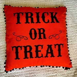 Stratford Home Trick or Treat Halloween Pillow